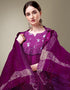glamorous purple cotton blend trendy fashioner cotton blend readymade suit collection with purple cotton blend rt8909-184760 Side View